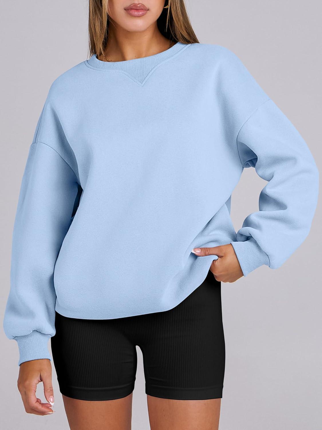 imageANRABESS Womens Oversized Sweatshirts Hoodies Crewneck Fleece Pullover Sweaters 2025 Fall Outfits Teen Girls Winter ClothesBlue