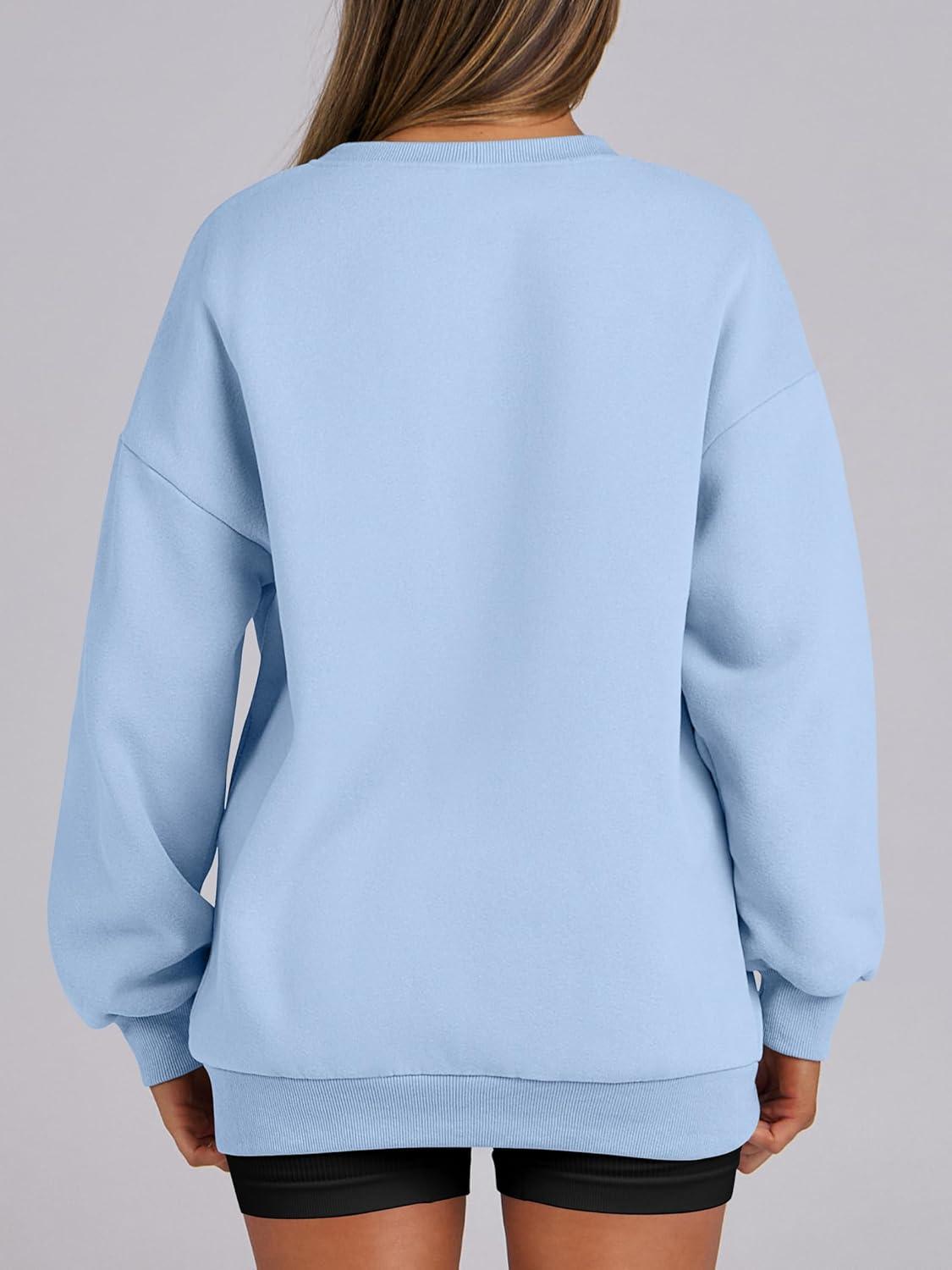 imageANRABESS Womens Oversized Sweatshirts Hoodies Crewneck Fleece Pullover Sweaters 2025 Fall Outfits Teen Girls Winter ClothesBlue