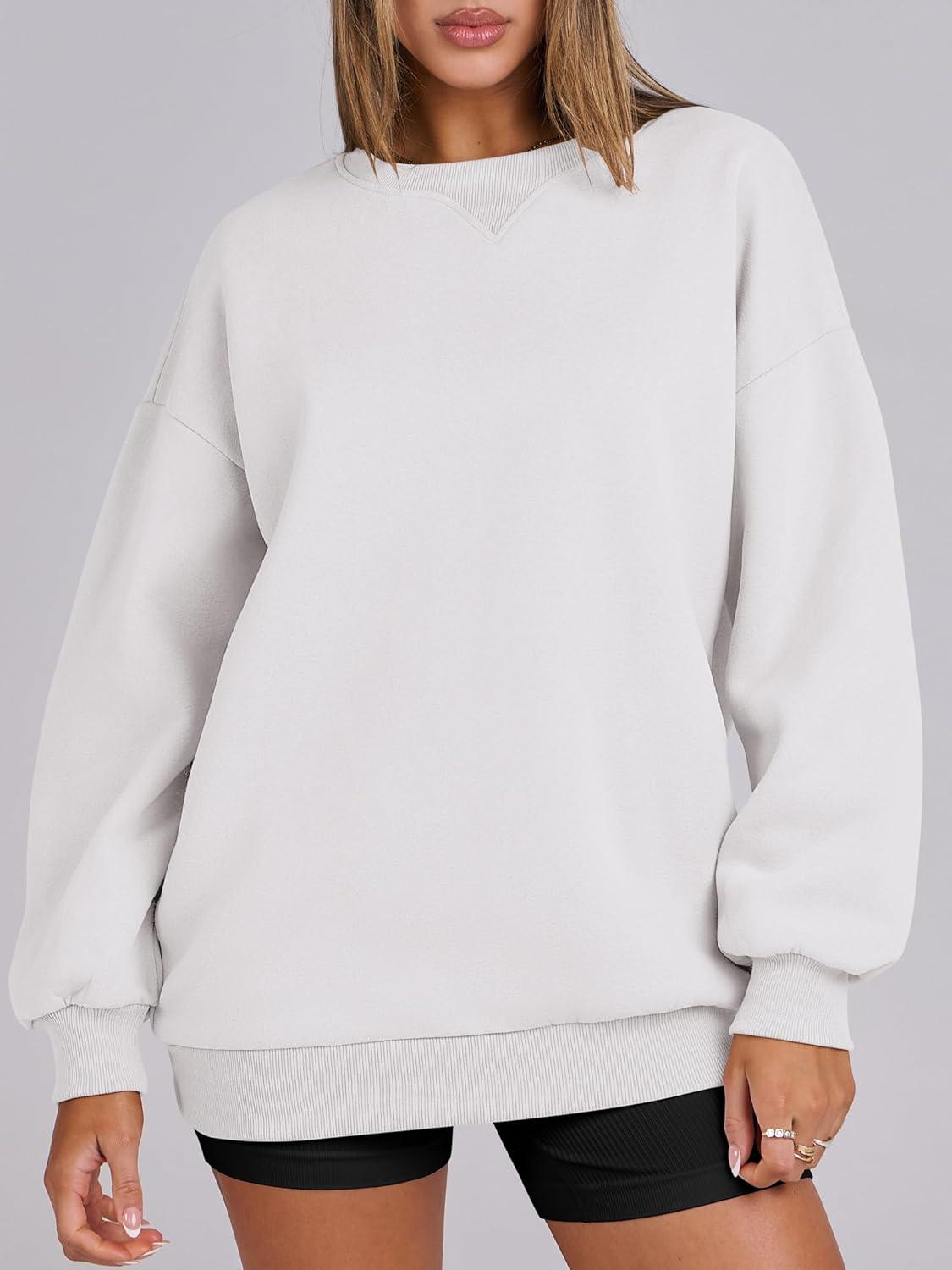 imageANRABESS Womens Oversized Sweatshirts Hoodies Crewneck Fleece Pullover Sweaters 2025 Fall Outfits Teen Girls Winter ClothesWhite