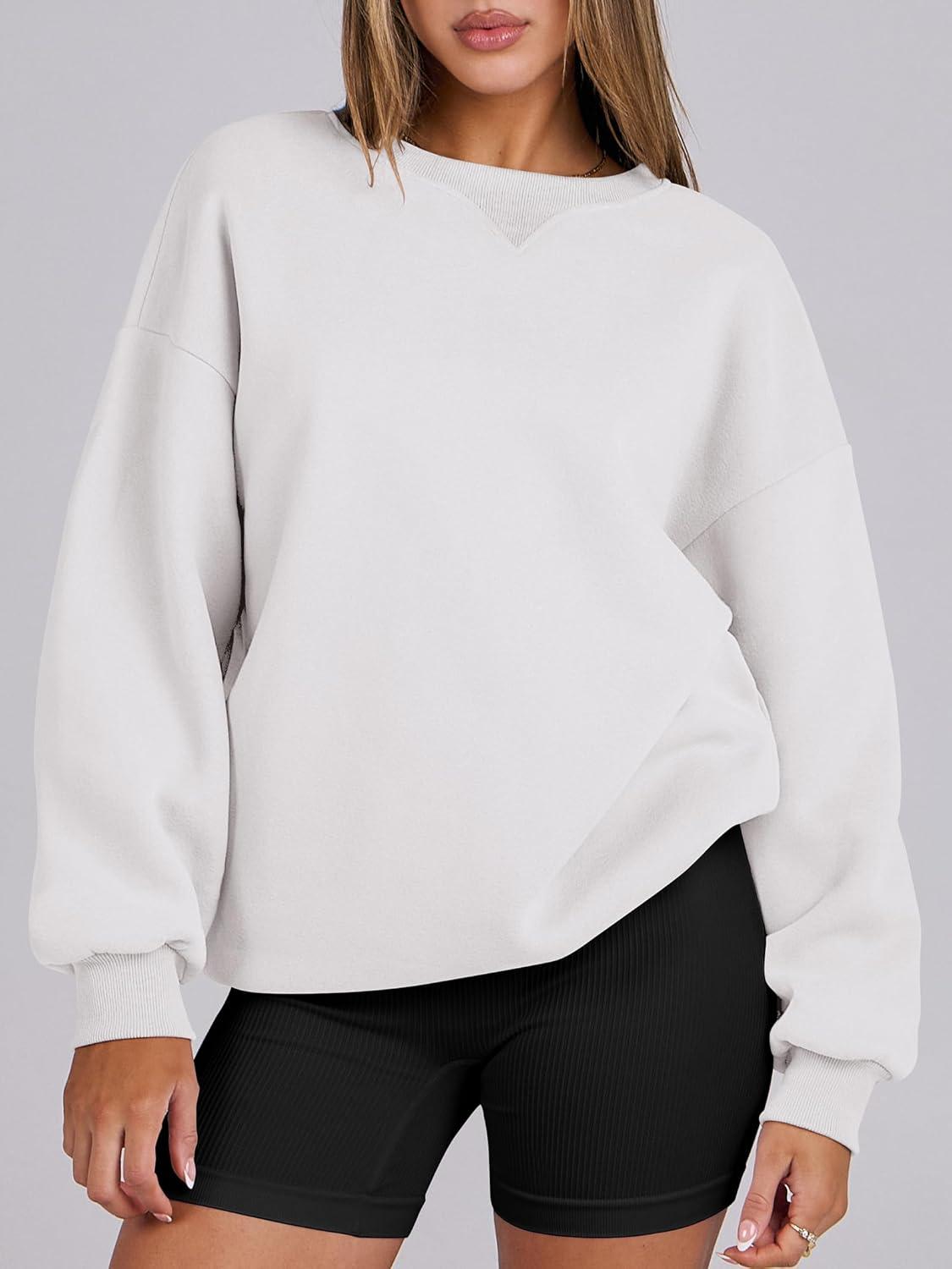 imageANRABESS Womens Oversized Sweatshirts Hoodies Crewneck Fleece Pullover Sweaters 2025 Fall Outfits Teen Girls Winter ClothesWhite