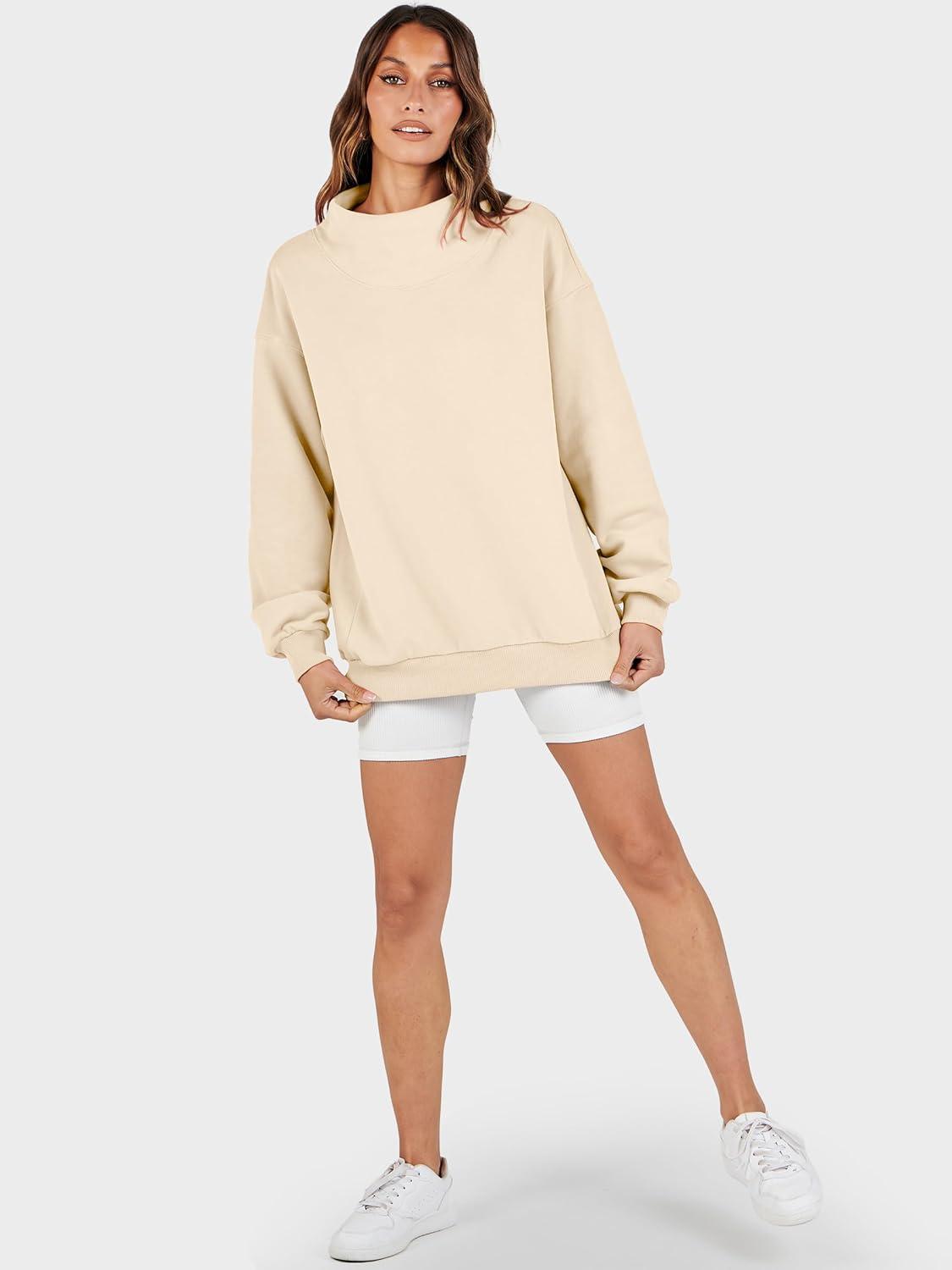 imageANRABESS Womens Oversized Sweatshirts Turtleneck Pullover Long Sleeve Hoodies Tops 2025 Fall Fashion Preppy OutfitsApricot