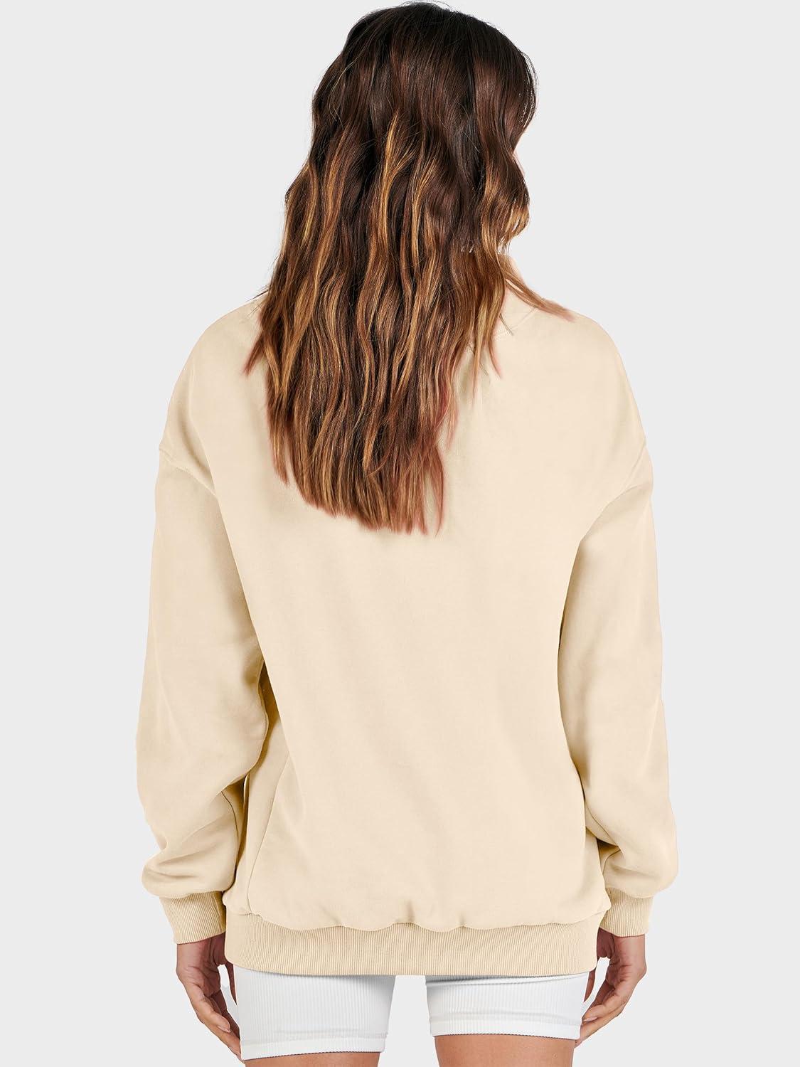 imageANRABESS Womens Oversized Sweatshirts Turtleneck Pullover Long Sleeve Hoodies Tops 2025 Fall Fashion Preppy OutfitsApricot