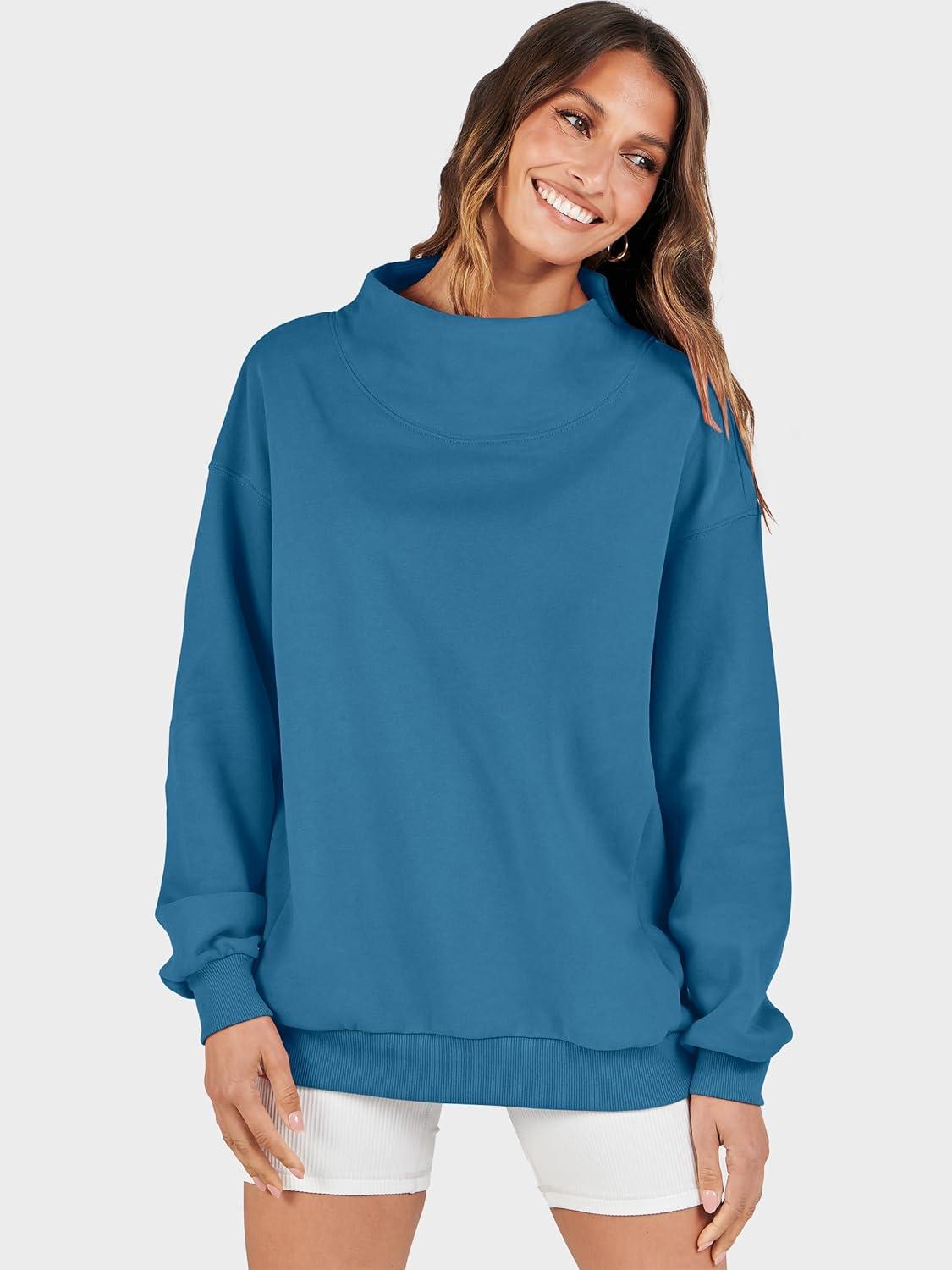 imageANRABESS Womens Oversized Sweatshirts Turtleneck Pullover Long Sleeve Hoodies Tops 2025 Fall Fashion Preppy OutfitsBlue