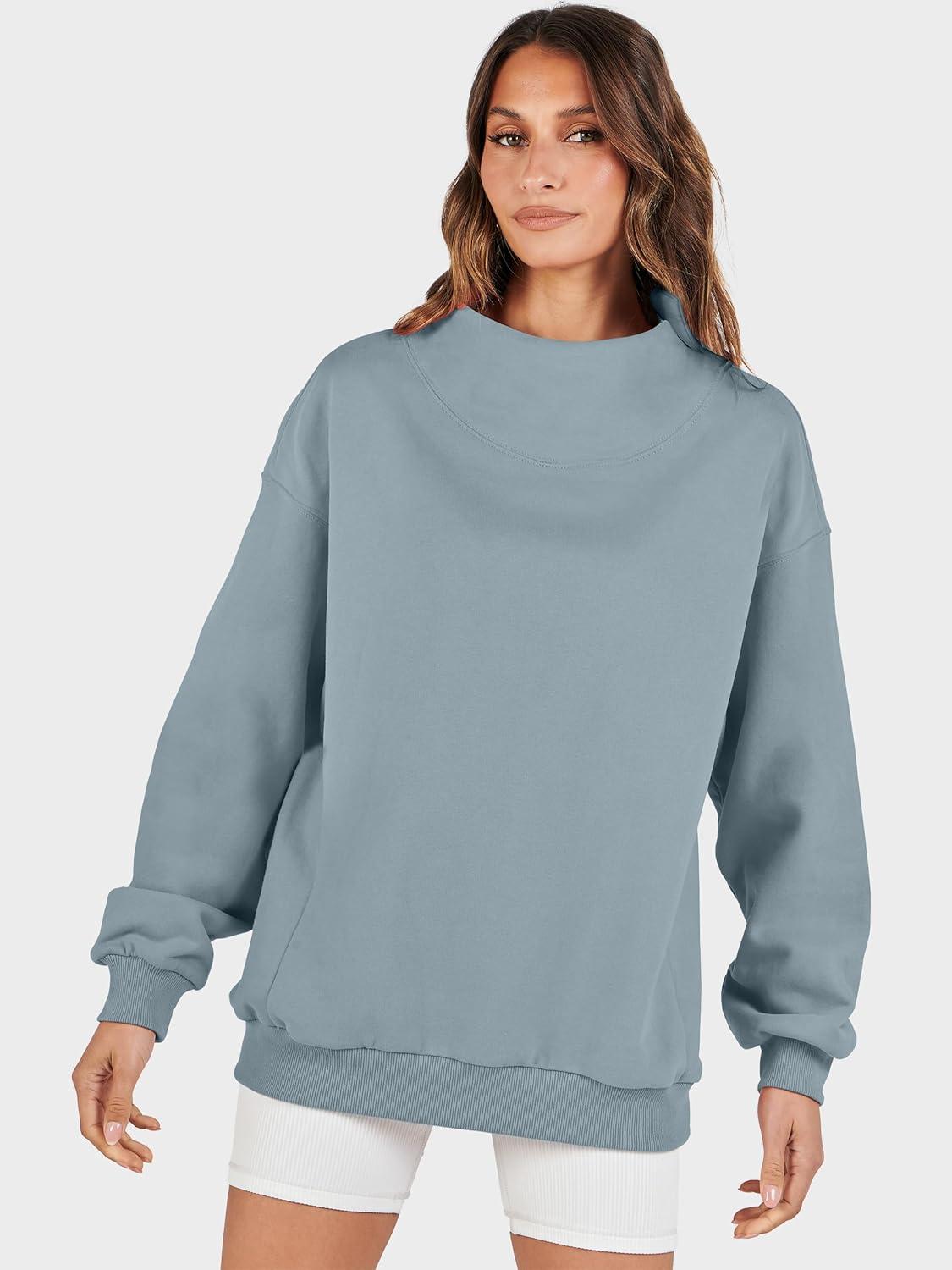 imageANRABESS Womens Oversized Sweatshirts Turtleneck Pullover Long Sleeve Hoodies Tops 2025 Fall Fashion Preppy OutfitsDeep Blue