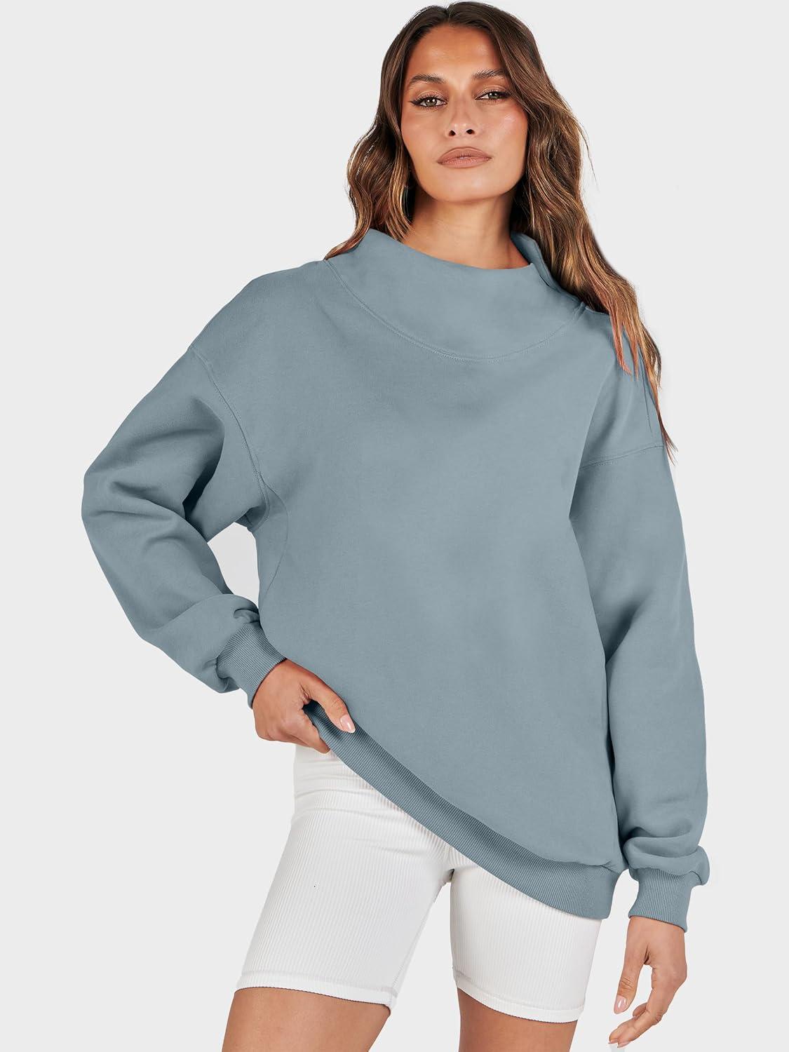 imageANRABESS Womens Oversized Sweatshirts Turtleneck Pullover Long Sleeve Hoodies Tops 2025 Fall Fashion Preppy OutfitsDeep Blue