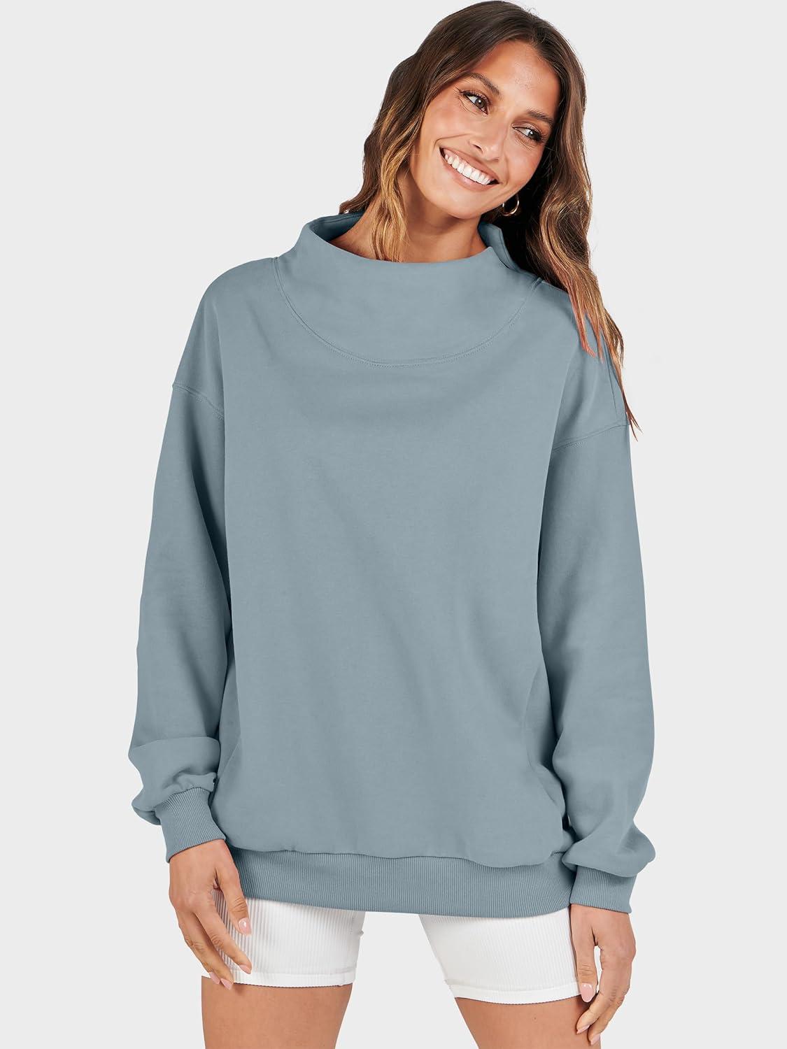 imageANRABESS Womens Oversized Sweatshirts Turtleneck Pullover Long Sleeve Hoodies Tops 2025 Fall Fashion Preppy OutfitsDeep Blue