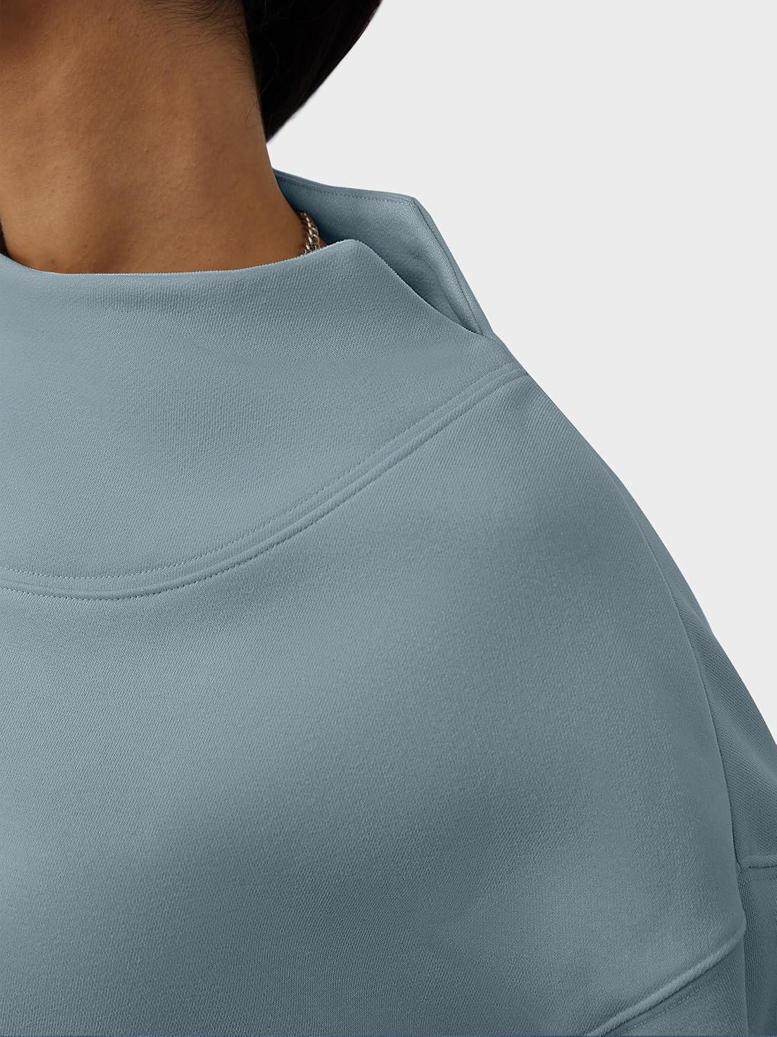 imageANRABESS Womens Oversized Sweatshirts Turtleneck Pullover Long Sleeve Hoodies Tops 2025 Fall Fashion Preppy OutfitsDeep Blue