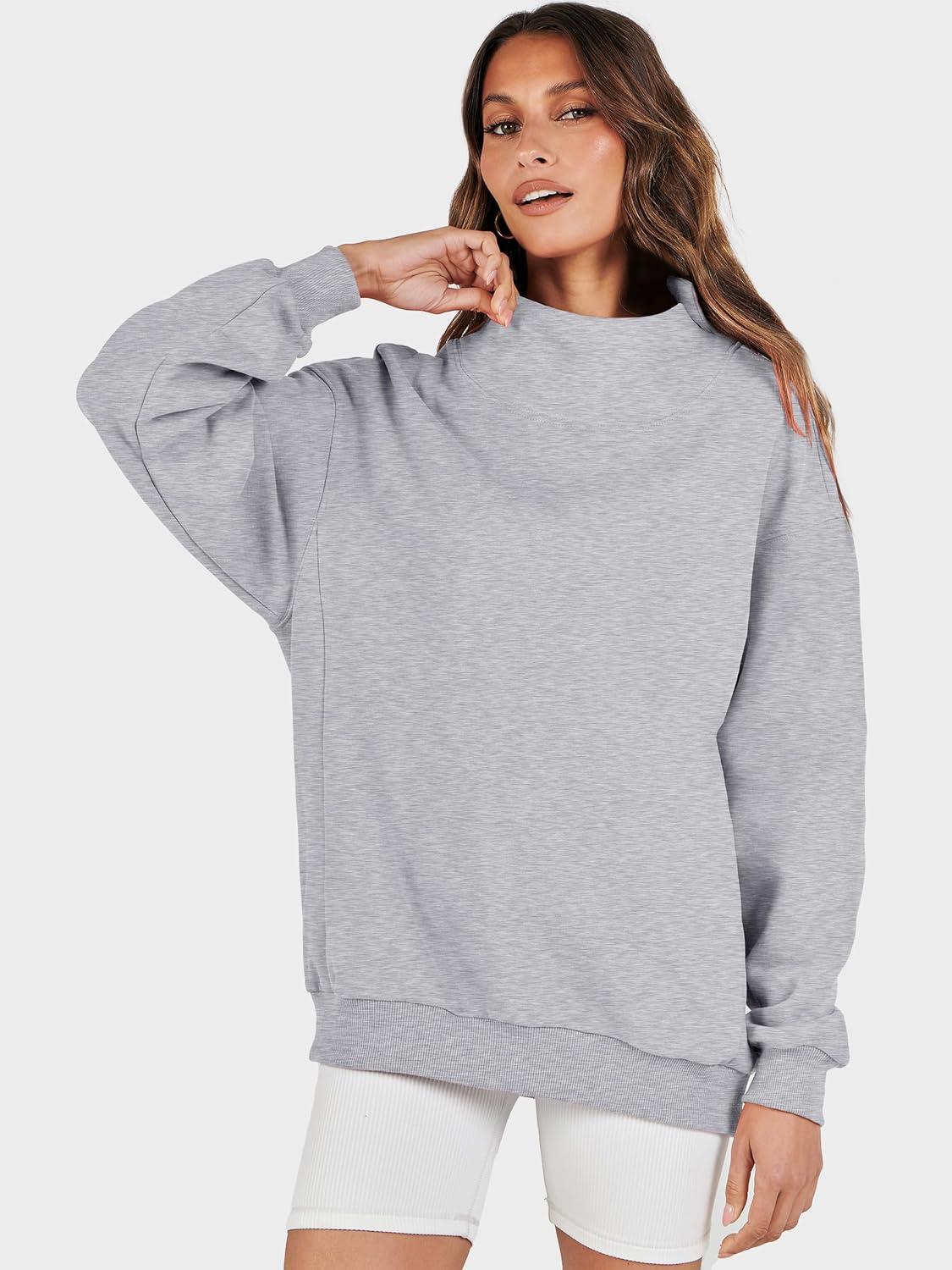 imageANRABESS Womens Oversized Sweatshirts Turtleneck Pullover Long Sleeve Hoodies Tops 2025 Fall Fashion Preppy OutfitsGrey