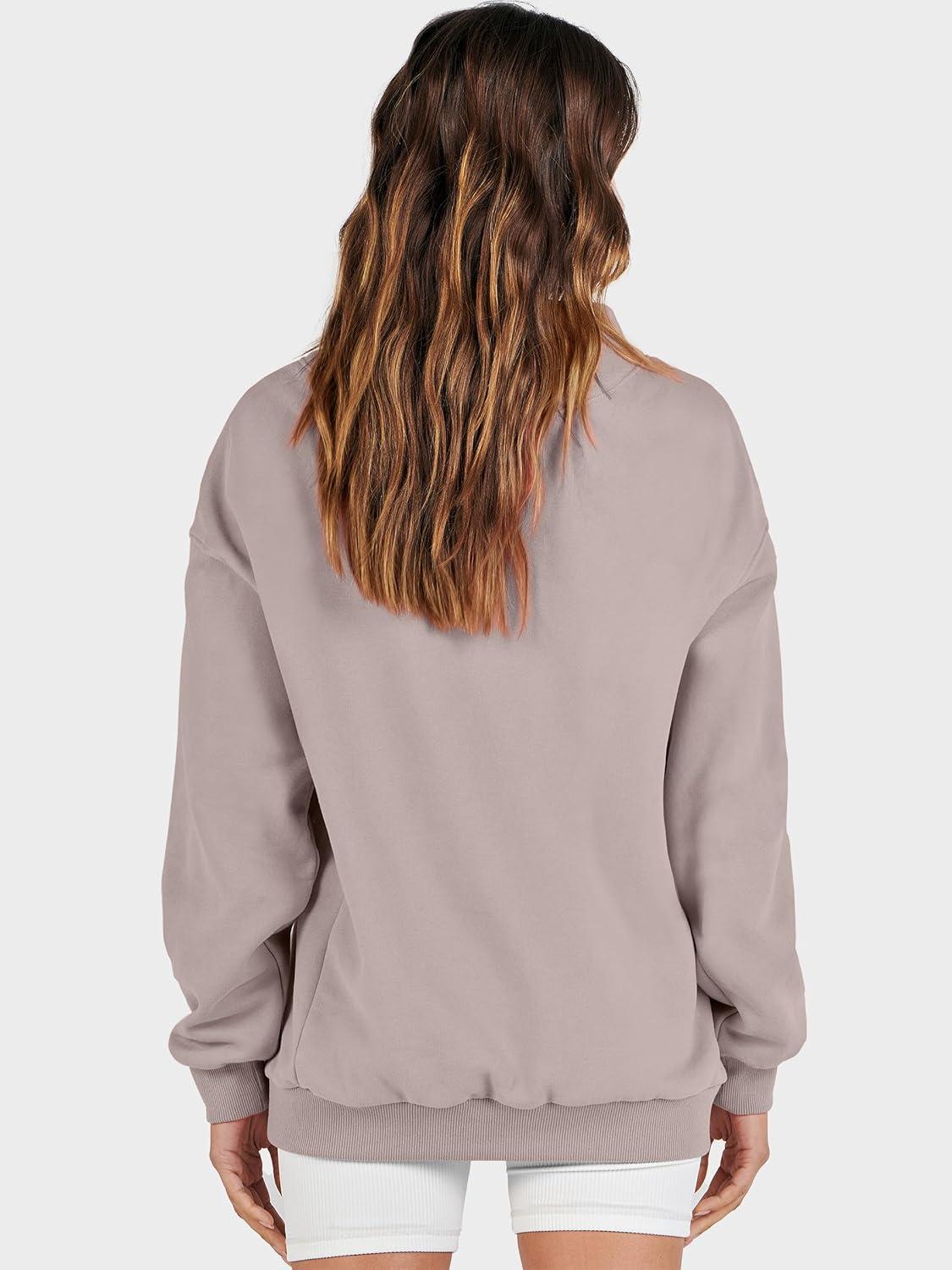 imageANRABESS Womens Oversized Sweatshirts Turtleneck Pullover Long Sleeve Hoodies Tops 2025 Fall Fashion Preppy OutfitsKhaki