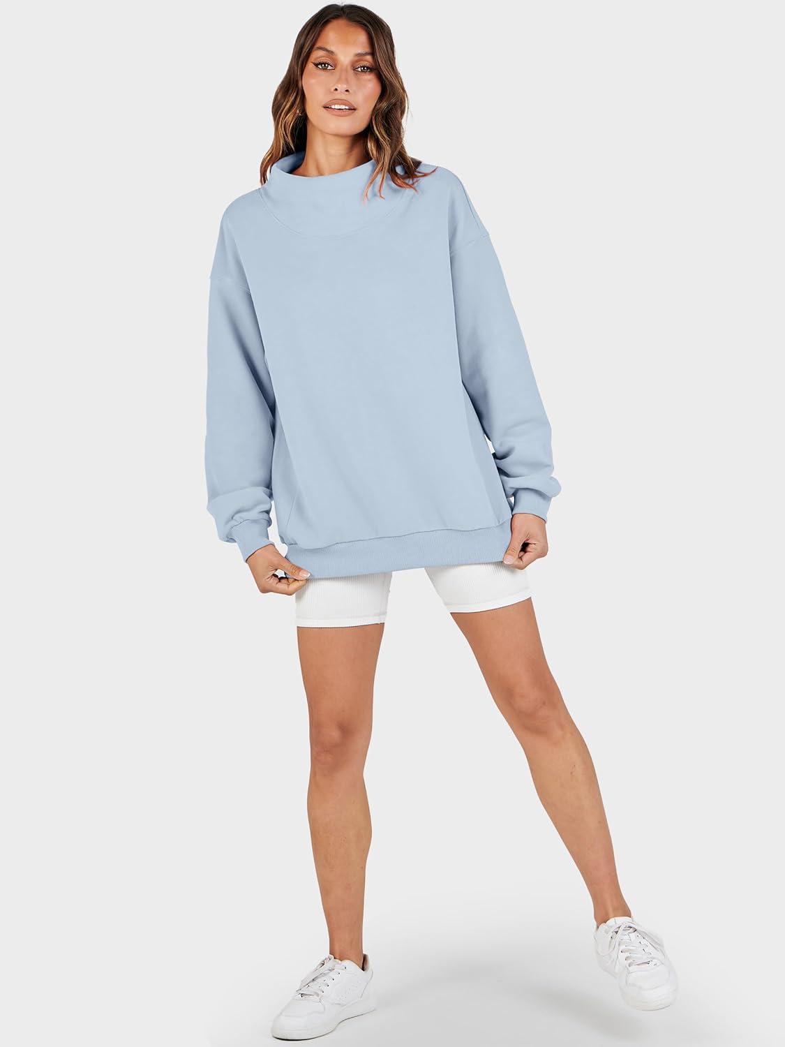 imageANRABESS Womens Oversized Sweatshirts Turtleneck Pullover Long Sleeve Hoodies Tops 2025 Fall Fashion Preppy OutfitsLight Blue