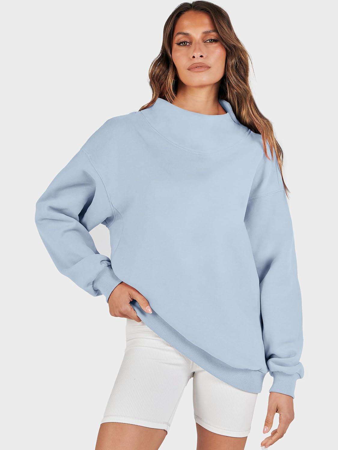 imageANRABESS Womens Oversized Sweatshirts Turtleneck Pullover Long Sleeve Hoodies Tops 2025 Fall Fashion Preppy OutfitsLight Blue