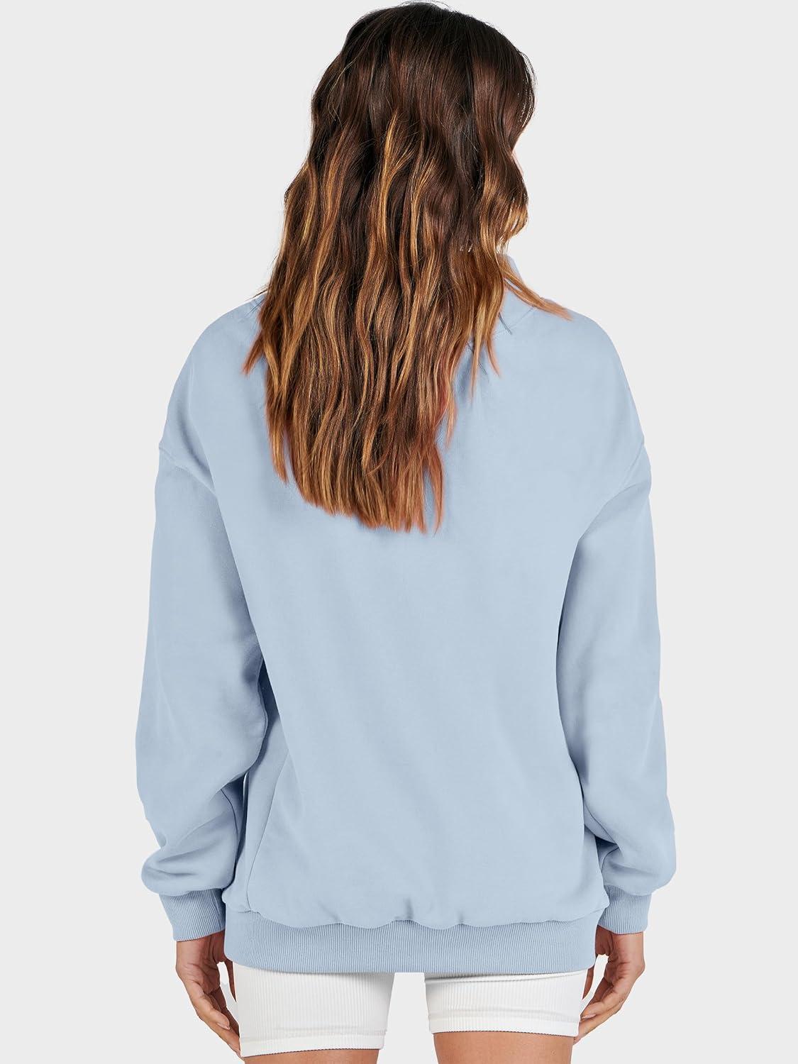 imageANRABESS Womens Oversized Sweatshirts Turtleneck Pullover Long Sleeve Hoodies Tops 2025 Fall Fashion Preppy OutfitsLight Blue