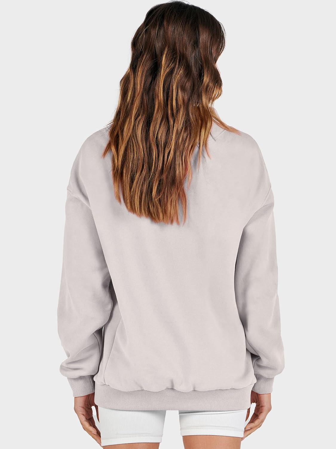 imageANRABESS Womens Oversized Sweatshirts Turtleneck Pullover Long Sleeve Hoodies Tops 2025 Fall Fashion Preppy OutfitsLight Grey