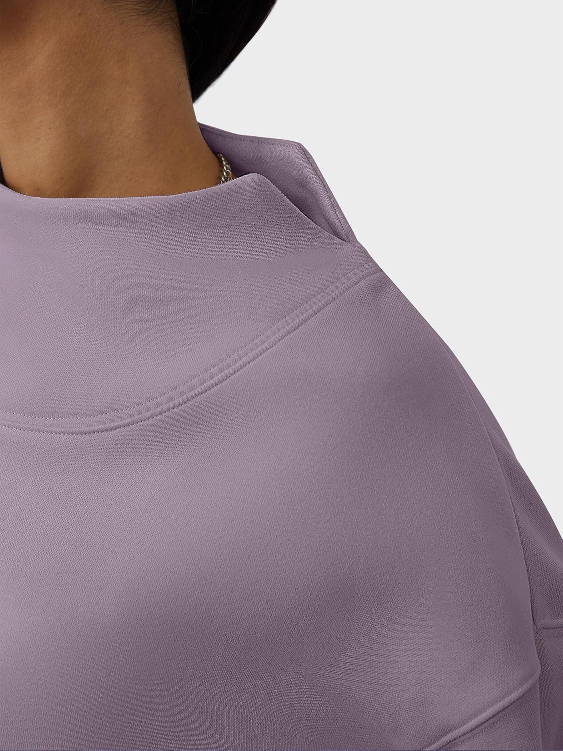 imageANRABESS Womens Oversized Sweatshirts Turtleneck Pullover Long Sleeve Hoodies Tops 2025 Fall Fashion Preppy OutfitsNutmeg