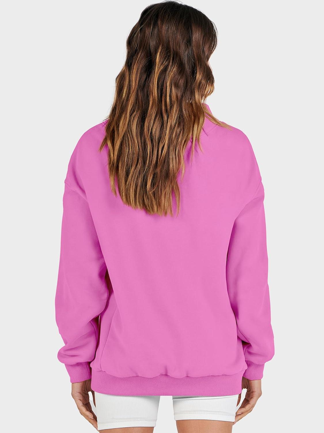 imageANRABESS Womens Oversized Sweatshirts Turtleneck Pullover Long Sleeve Hoodies Tops 2025 Fall Fashion Preppy OutfitsPink