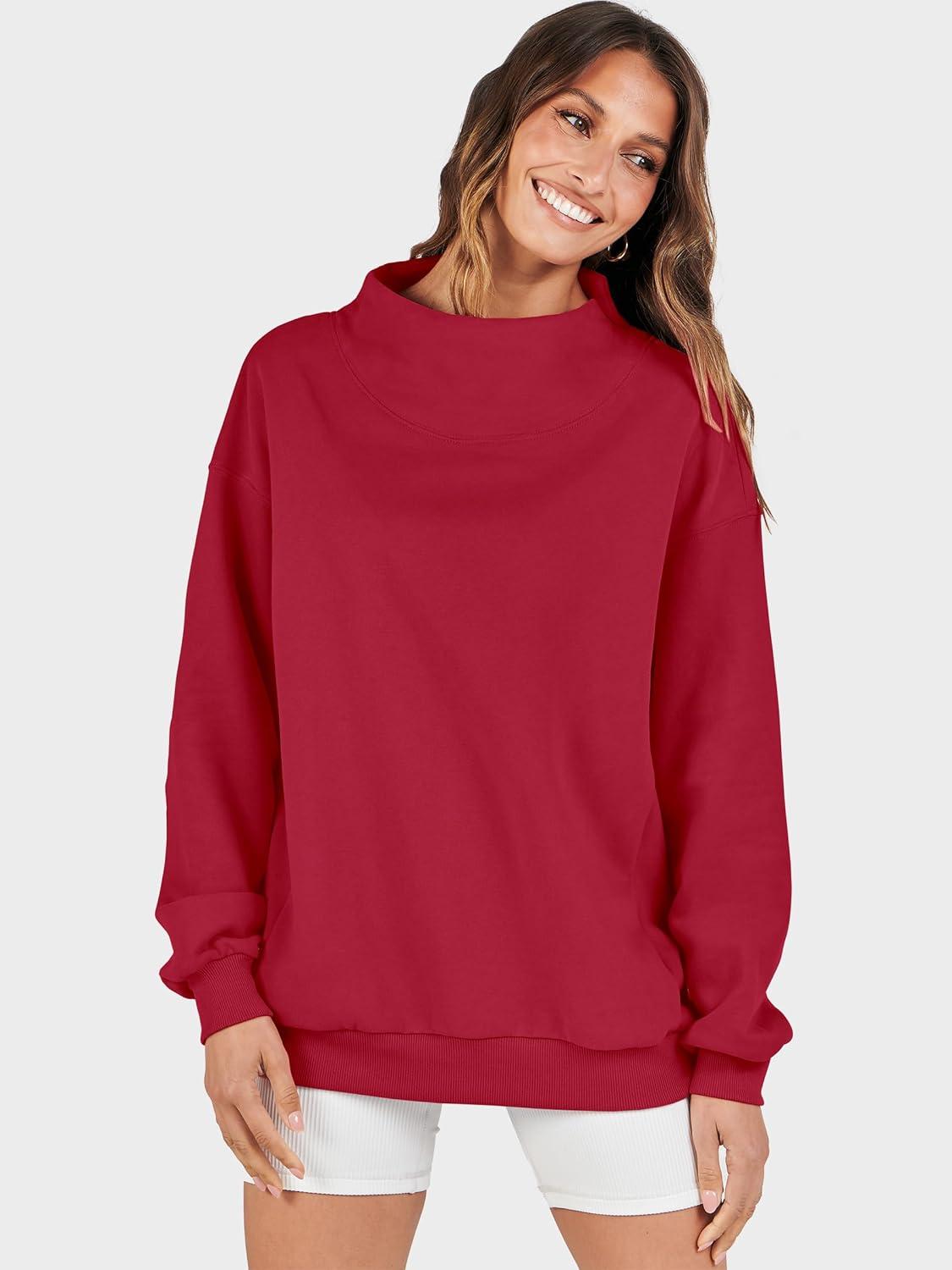 imageANRABESS Womens Oversized Sweatshirts Turtleneck Pullover Long Sleeve Hoodies Tops 2025 Fall Fashion Preppy OutfitsRed