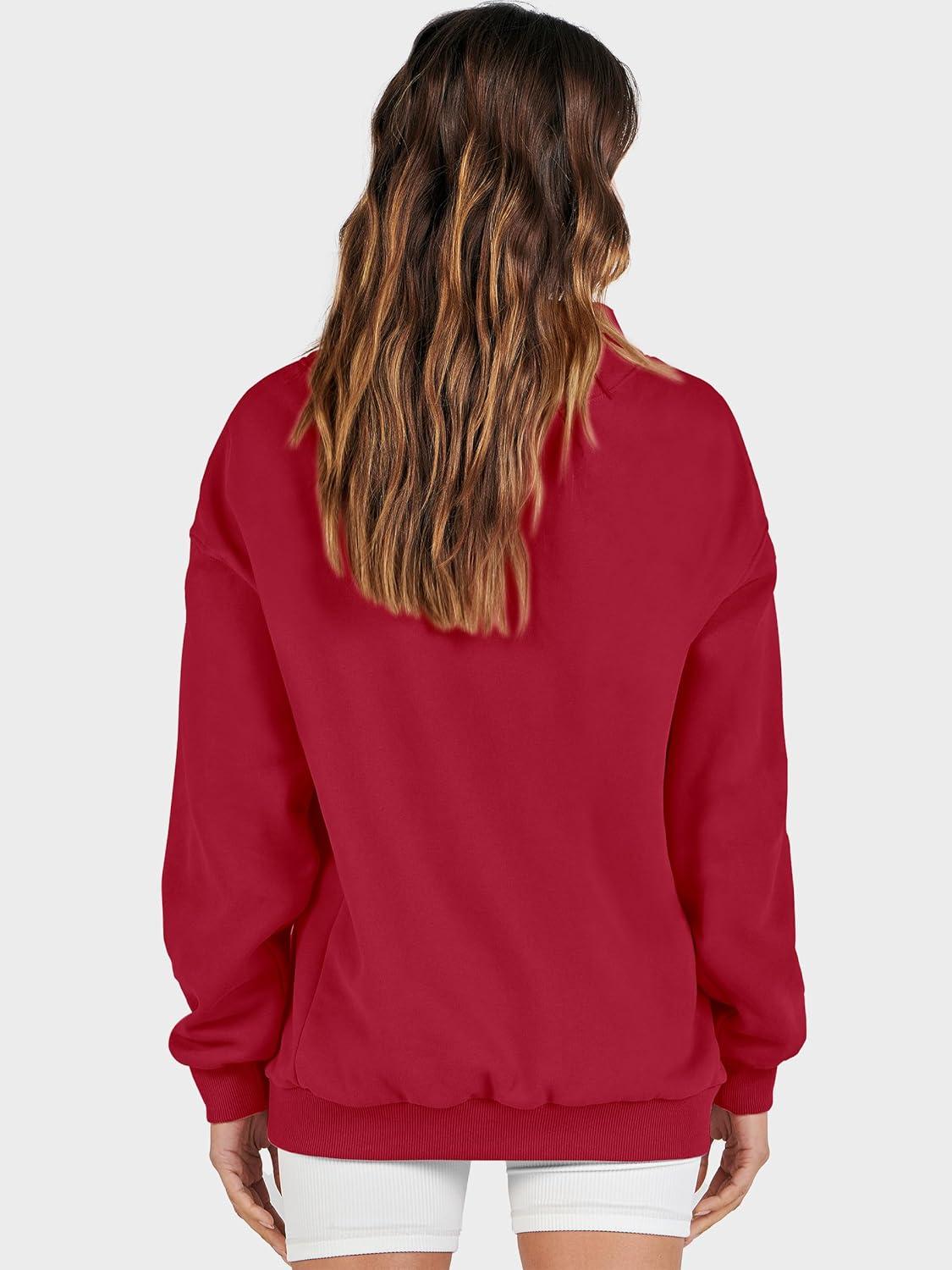 imageANRABESS Womens Oversized Sweatshirts Turtleneck Pullover Long Sleeve Hoodies Tops 2025 Fall Fashion Preppy OutfitsRed