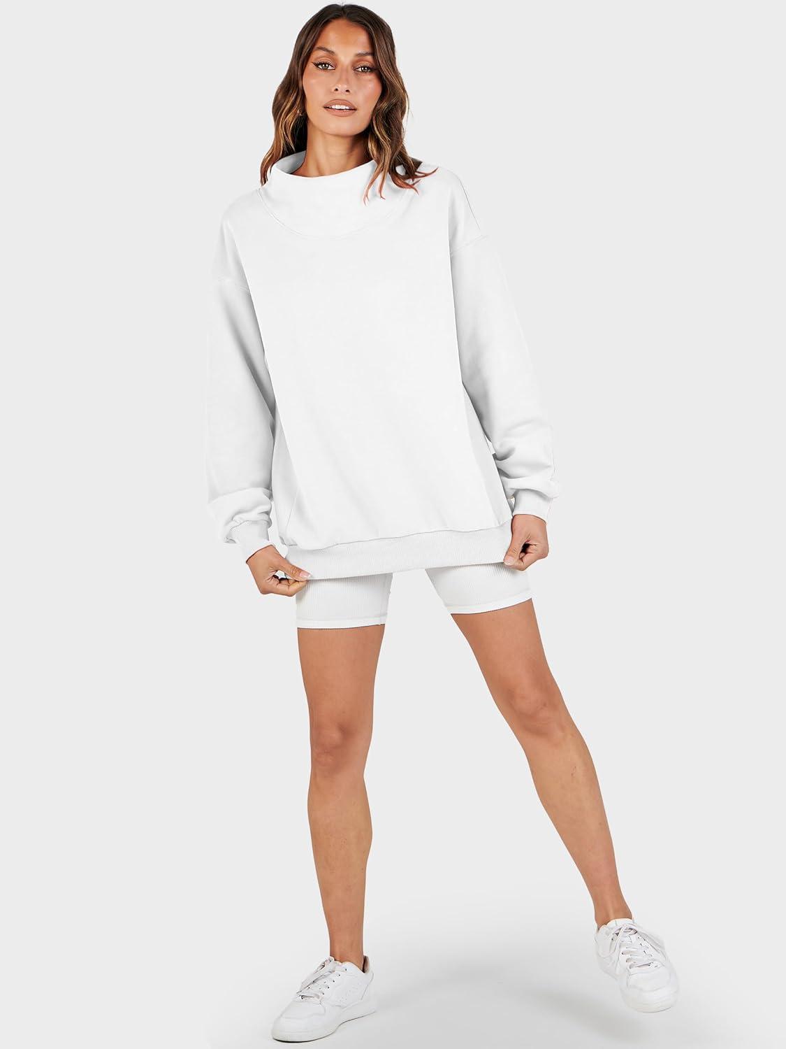 imageANRABESS Womens Oversized Sweatshirts Turtleneck Pullover Long Sleeve Hoodies Tops 2025 Fall Fashion Preppy OutfitsWhite