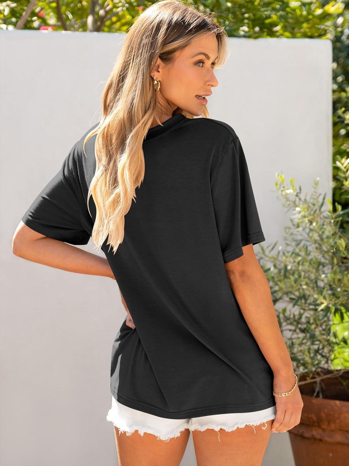 imageANRABESS Womens Oversized T Shirts Short Sleeve Crewneck Tops Casual Loose Basic Tee Shirts 2025 Summer Trendy OutfitsBlack