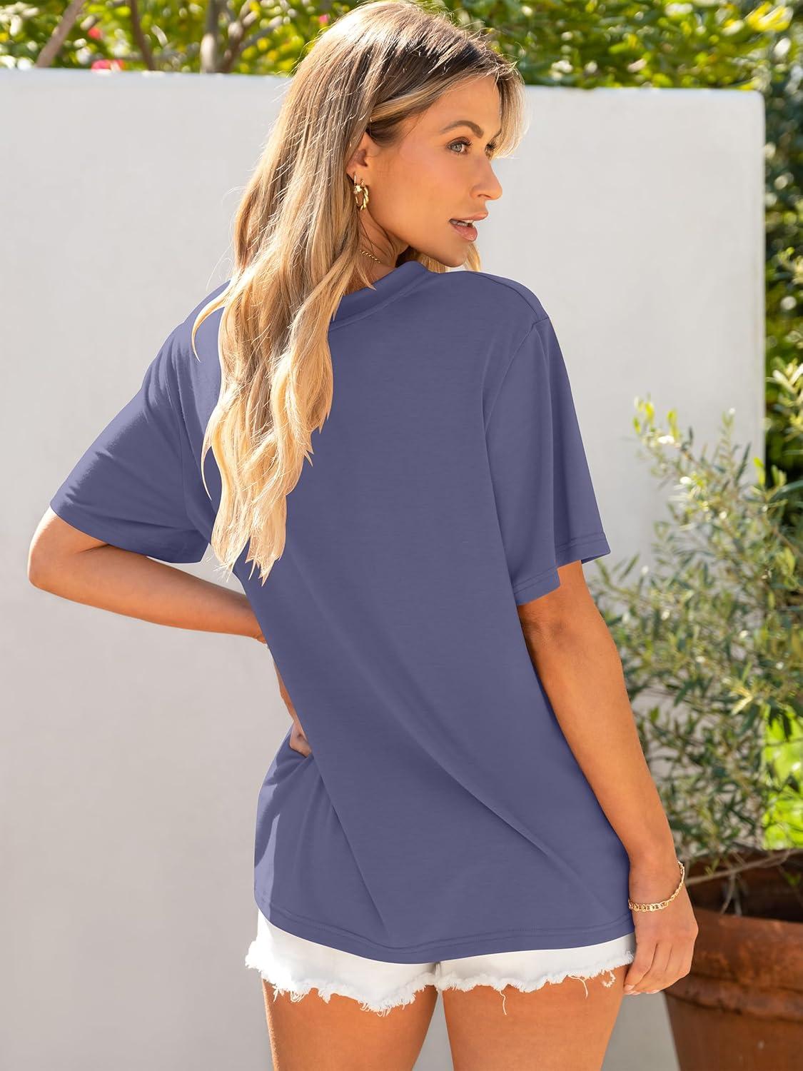 imageANRABESS Womens Oversized T Shirts Short Sleeve Crewneck Tops Casual Loose Basic Tee Shirts 2025 Summer Trendy OutfitsBlue Purple