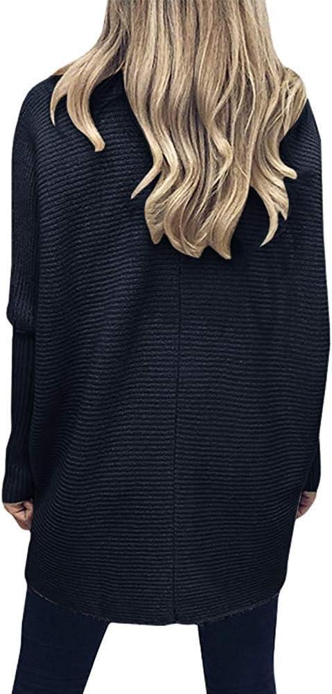 imageANRABESS Womens Oversized Turtleneck Batwing Long Sleeve Casual Cozy Baggy Knit Pullover Tunic Sweater 2025 Fall OutfitsBlack