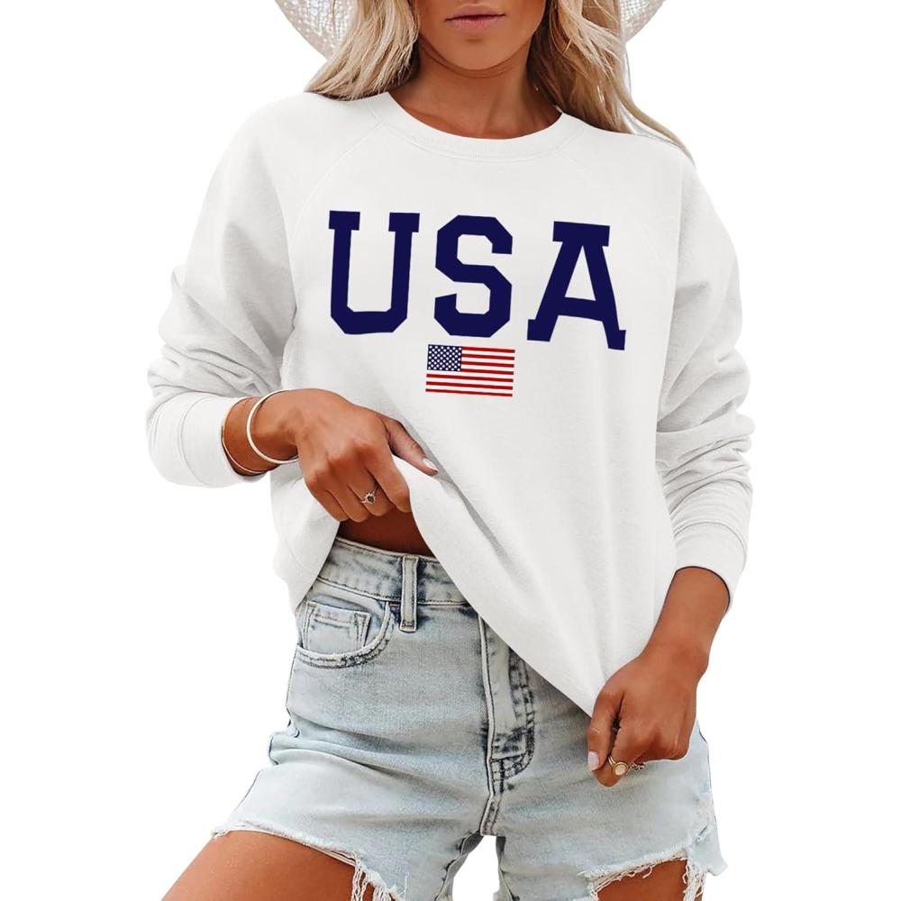 imageANRABESS Womens Oversized Sweatshirts Crewneck Long Sleeve Pullover Hoodies Graphic Cute Teen Girls Clothes 2025 Fall OutfitsWhite Flag