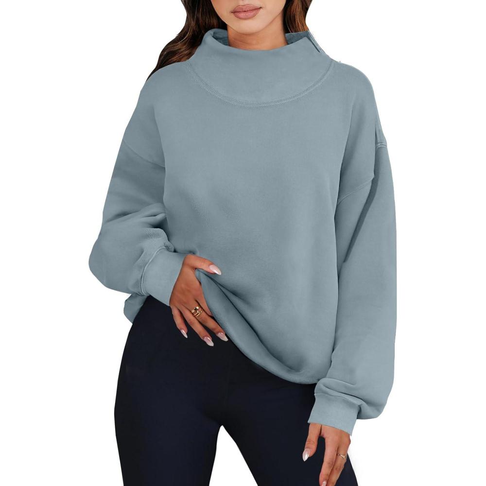 imageANRABESS Womens Oversized Sweatshirts Turtleneck Pullover Long Sleeve Hoodies Tops 2025 Fall Fashion Preppy OutfitsDeep Blue