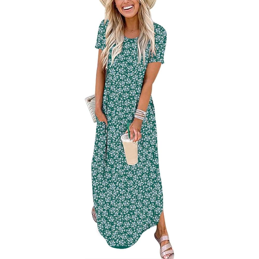 imageANRABESS Womens Summer Maxi Dress Short Sleeve Casual Loose Long T Shirt Dresses Split Vacation Beach Sundress Travel OutfitsFloral Red White