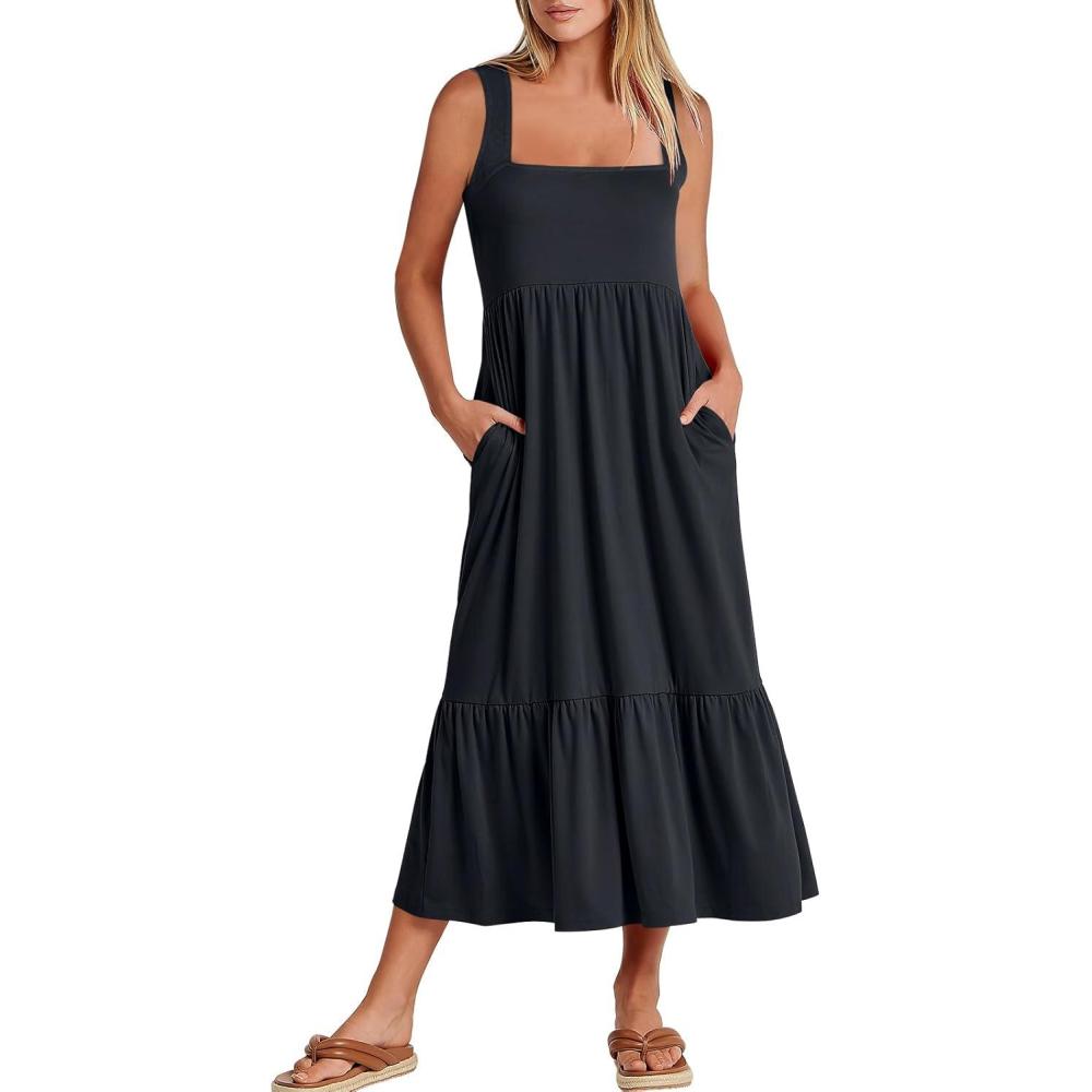 imageANRABESS womens SoftNavy Blue