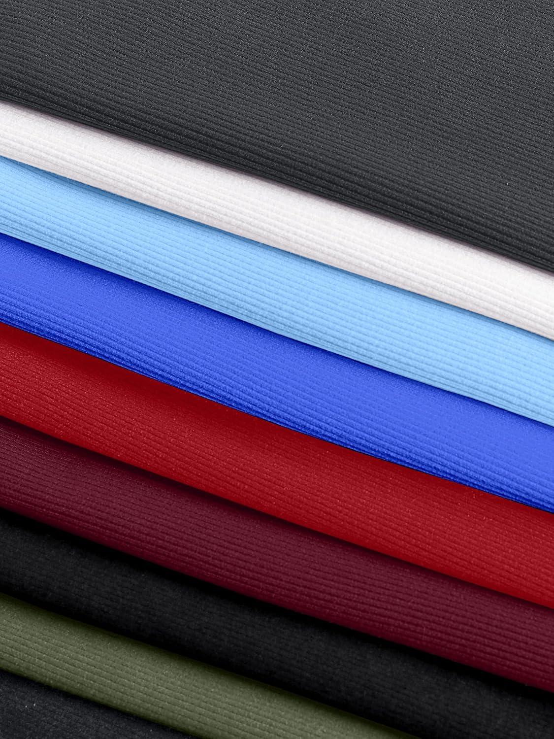 imageANRABESS Women Short Sleeve Tops Square Neck Ribbed Knit Color Block T Shirts Fitted Casual Summer 2025 Trendy Basic TeesRoyal Blue