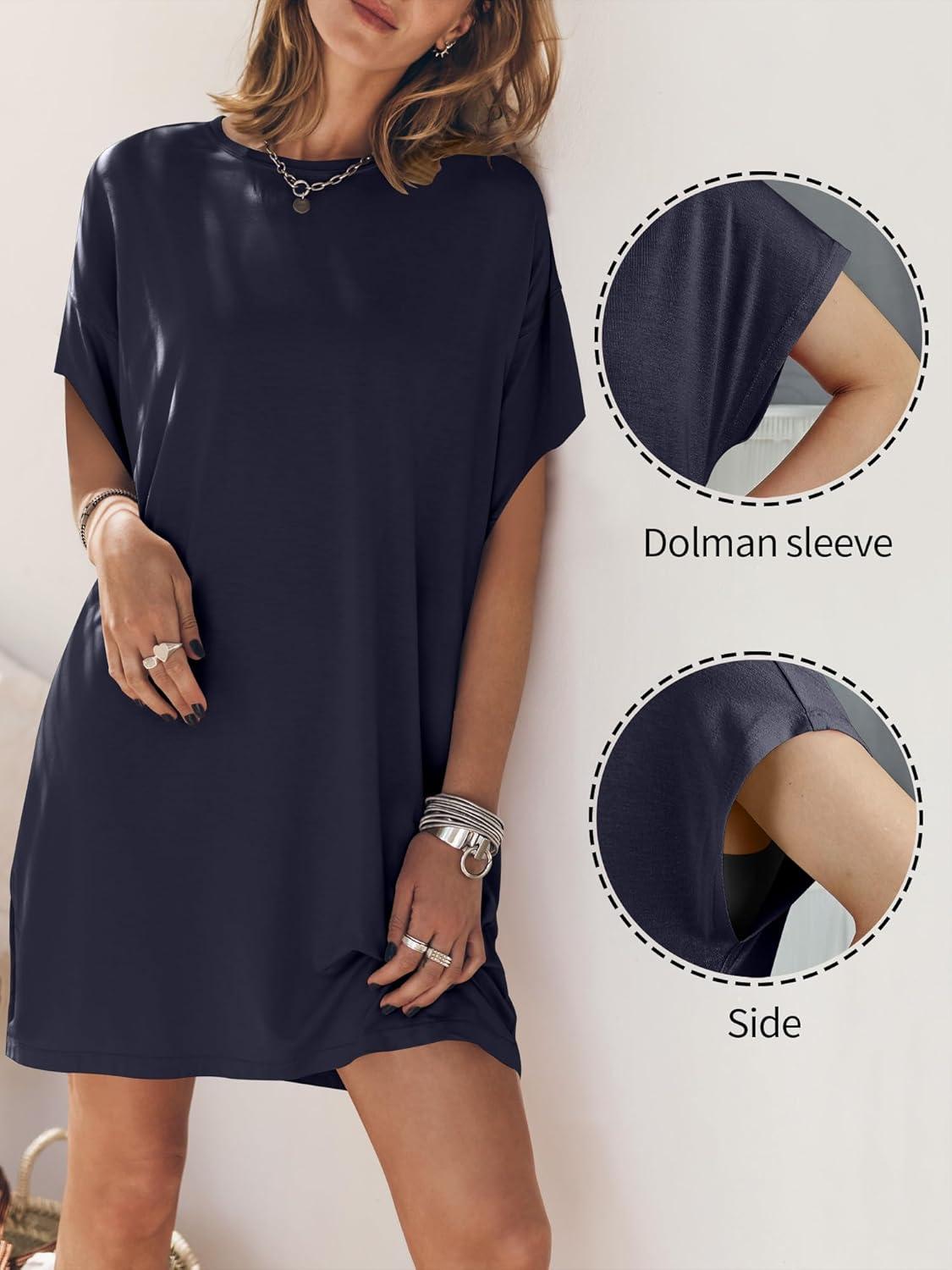 imageANRABESS Womens Summer T Shirt Dress 2025 Beach Vacation Travel Outfits Casual Simple Soft Mini Sundress Cover Up ClothesNavy Blue